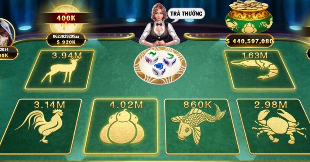 Đoán bầu cua qua quy luật tính tổng ván trước